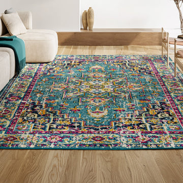 Brooklyn Geometric Medallion Area Rug